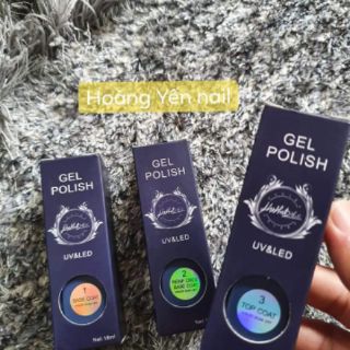 Siêu phẩm polish rubi bộ 4: base,top,cứng móng,top lỳ