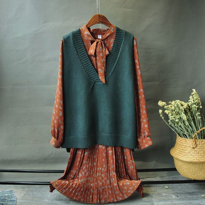 LGD1 ÁO LEN GILE HÀN QUỐC PHONG CÁCH VINTAGE | BigBuy360 - bigbuy360.vn