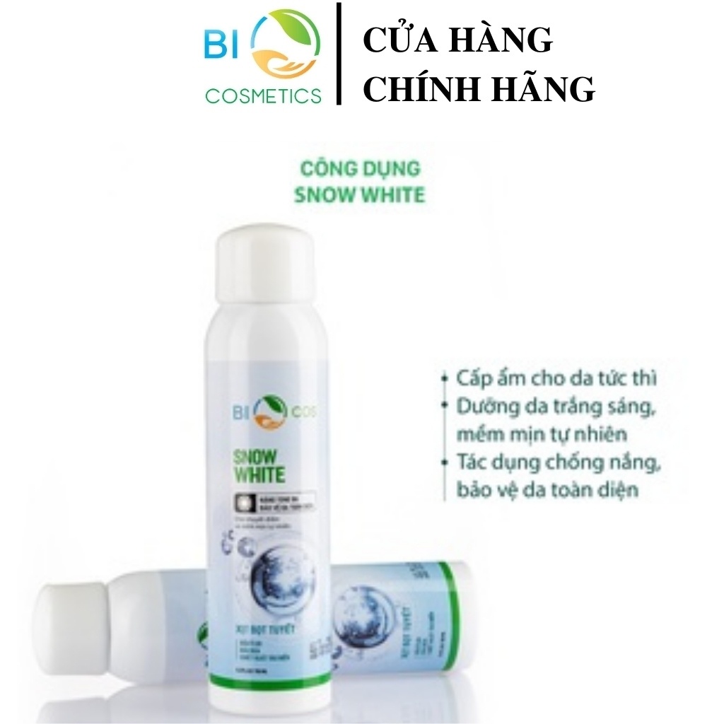 Xịt Chống Nắng Toàn Thân Snow White BIOCOSMENTIC SPF50+/PA+++ Dưỡng Trắng Hoàn Hảo 150ML