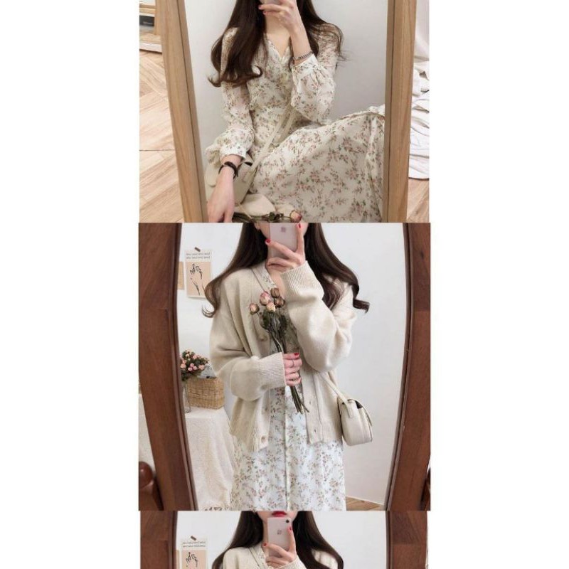 VÁY HOA NHÍ PHONG CÁCH VITAGE CỰC XINH