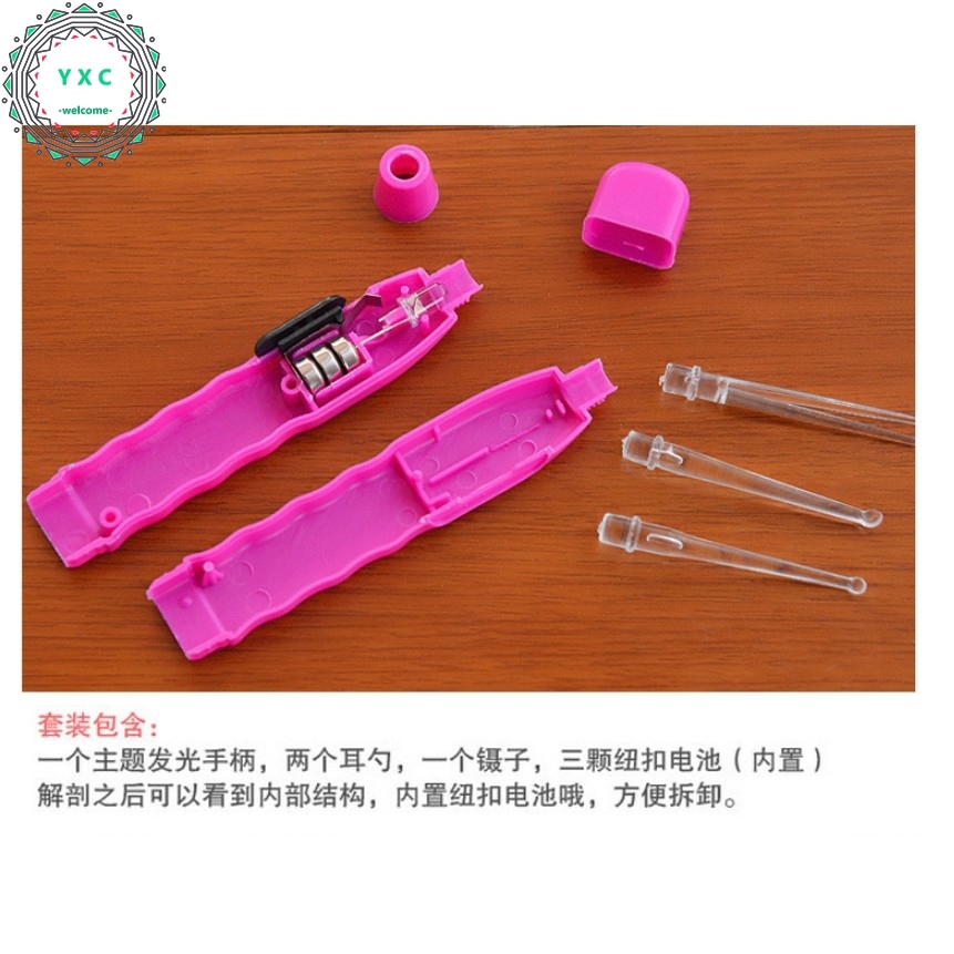 Dụng cụ vệ sinh tai có đèn LED tiện dụng