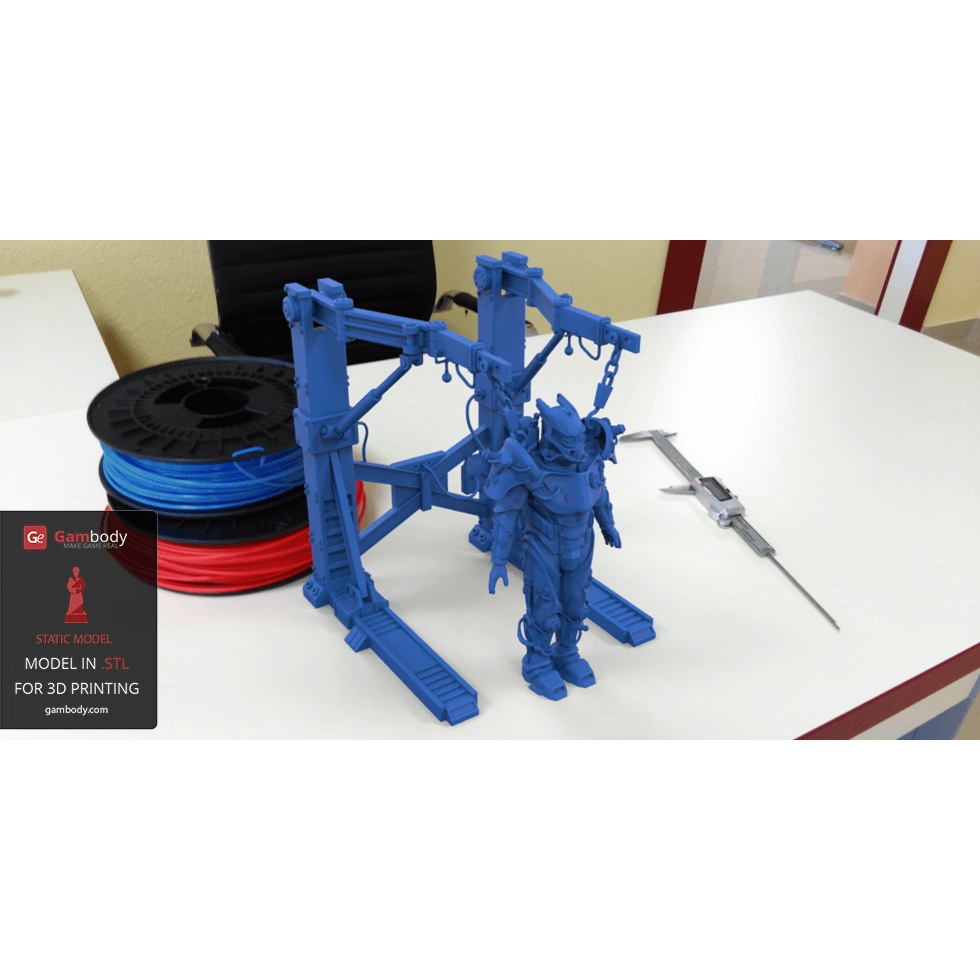 File in 3D Enclave Armour Fallout 4 Robot