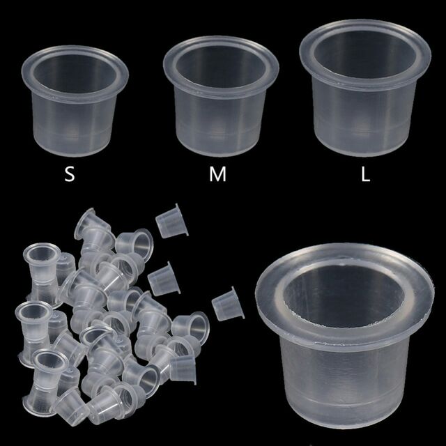 Chum hủ đựng mực xăm set 100 cái