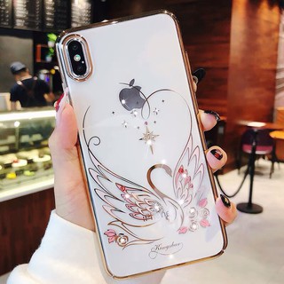 Ốp lưng điện thoại iphone x | xs | xs max - pha lê kingxbar
