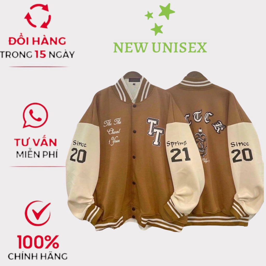 Áo Khoác Cardigan Chất Liệu Nỉ Ngoại Dày Dặn Không Xù in Phối Logo TT Kèm Số 21 Độc Đáo Cực Hot Trend