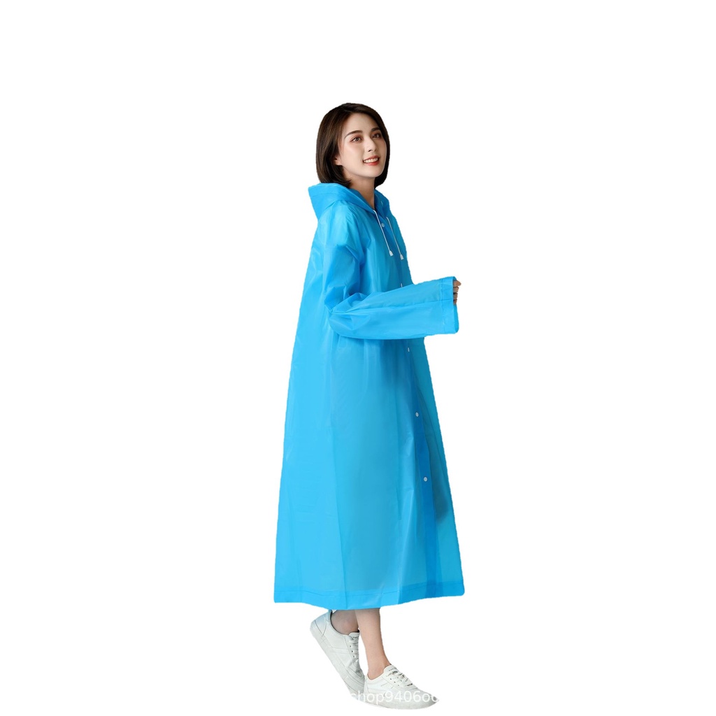 Áo Mưa EVA Dày Dặn Siêu Nhẹ Chống Trượt Tiện Dụng Cho Người Lớn