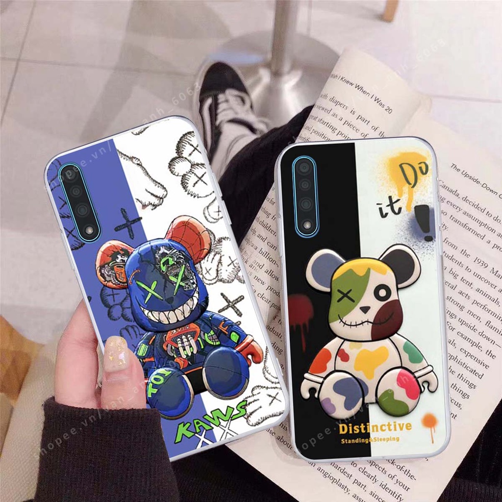 Ốp lưng Vsmart Live hình kaws, bear brick, venom thời trang siêu ngầu