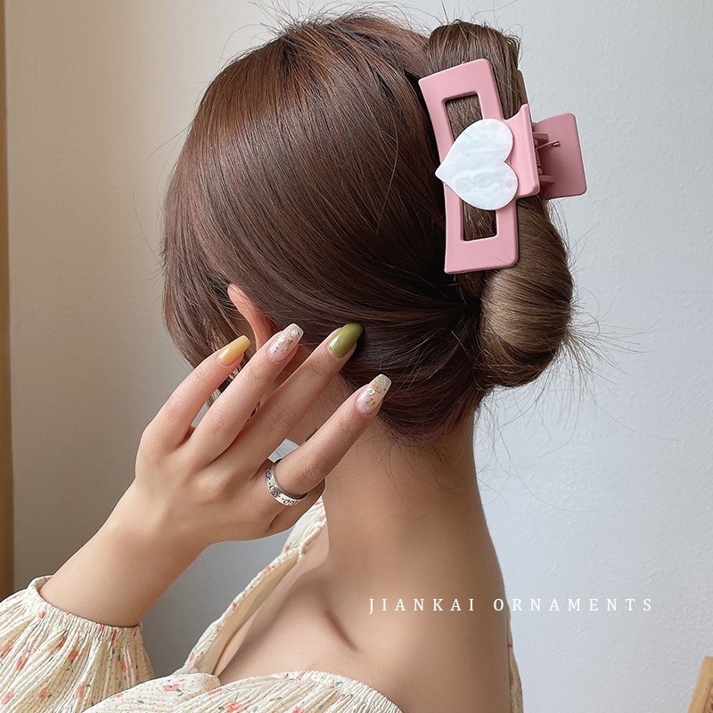 Kẹp Tóc Hình Trái Tim Dễ Thương Phong Cách Hàn Quốc Thời Trang Mùa Hè Cho Nữ