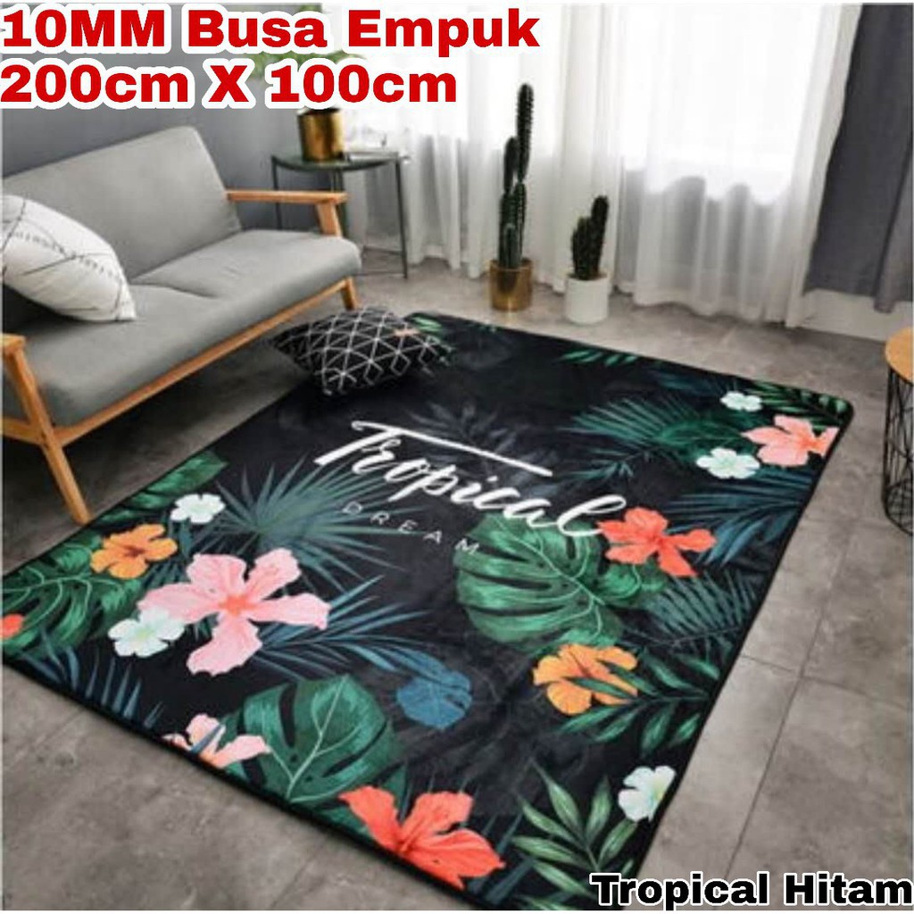 Thảm Xốp Lót Sàn Hình Vuông 200 cm X 100 cm Cao Cấp Phong Cách Hàn Quốc