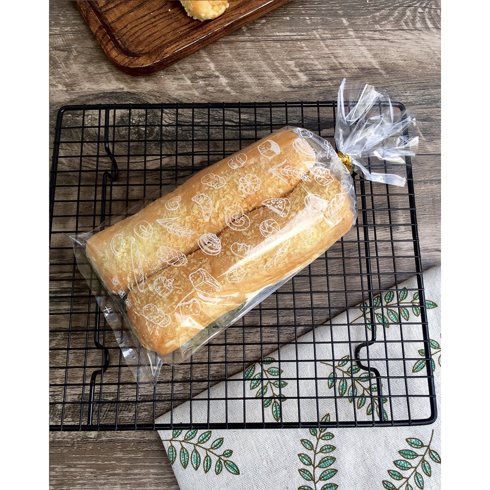 Túi Đựng Bánh Mì Dài - Set 100 Túi Size 12x30cm