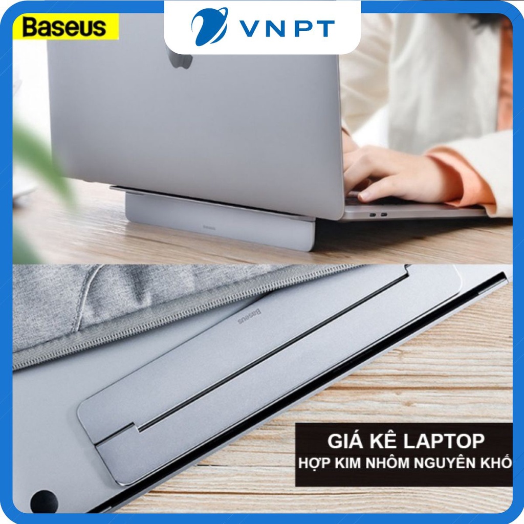 Kickflip Dạng Chân Gập, Đế Tản Nhiệt Laptop, Macbook Baseus