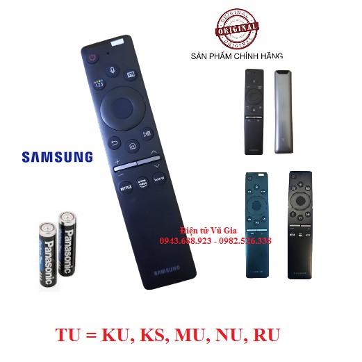 Điều khiển tivi Samsung TU 2020 dùng tốt cho các dòng tivi Samsung từ 2015 đến 2020- Hàng mới chính hãng Tặng kèm Pin