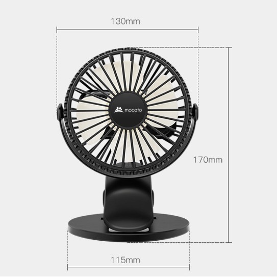 Quạt Tích Điện Mini Mocato Air M503 | Hàng chính hãng bảo hành 12 tháng | BigBuy360 - bigbuy360.vn