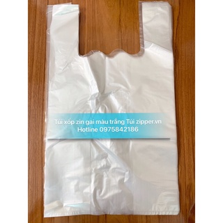 1KG Túi nilon, túi xốp, túi gai zin có quai TRẮNG ĐẸP nhiều size