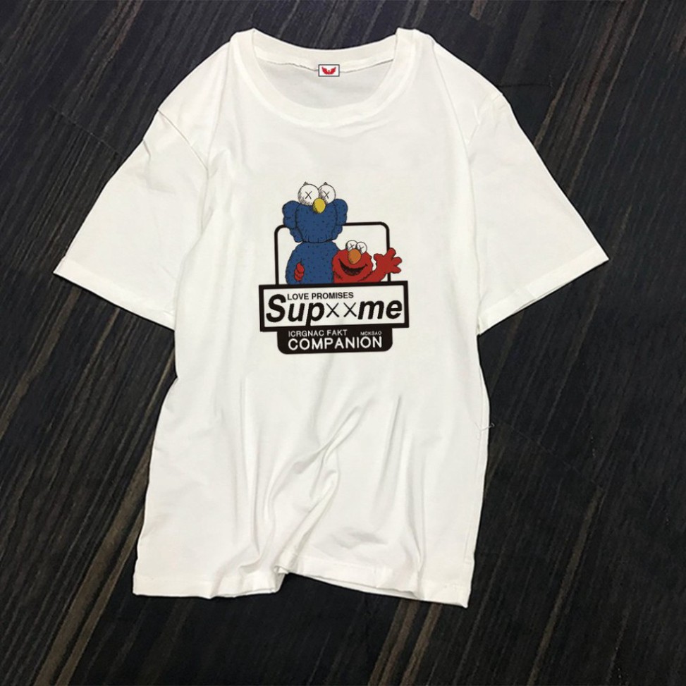 Áo Thun Tay Lỡ In Nhiệt Kaws Supxxme  Unisex  Cao Cấp Nam Nữ - ATIN49 | BigBuy360 - bigbuy360.vn
