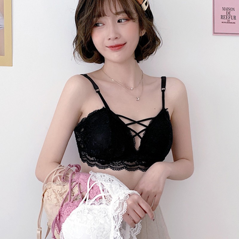 Áo ngực ren hoa có mút đệm quyến rũ