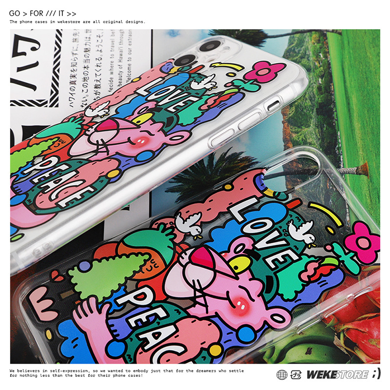 Ốp lưng iphone Ốp điện cho iphone Pink Panther  6/6plus/6s/6s plus/6/7/7plus/8/8plus/x/xs/xs max/11/11 pro/11 promax/12pro/12promax/12mini/12/13/13PRO/13PROMAX/13MINI Dinuo case