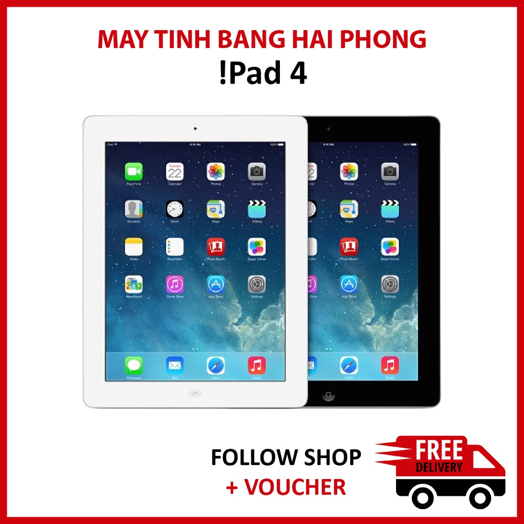 [Mã 151ELSALE hoàn 7% xu đơn 300k] Máy tính bảng !pad 4 màn 2k loa ngon 9.7" (4G+Wifi) | WebRaoVat - webraovat.net.vn