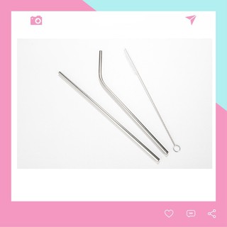 Bộ Ống Hút Inox Cao Cấp Kèm Cọ Rửa Yeti OH11