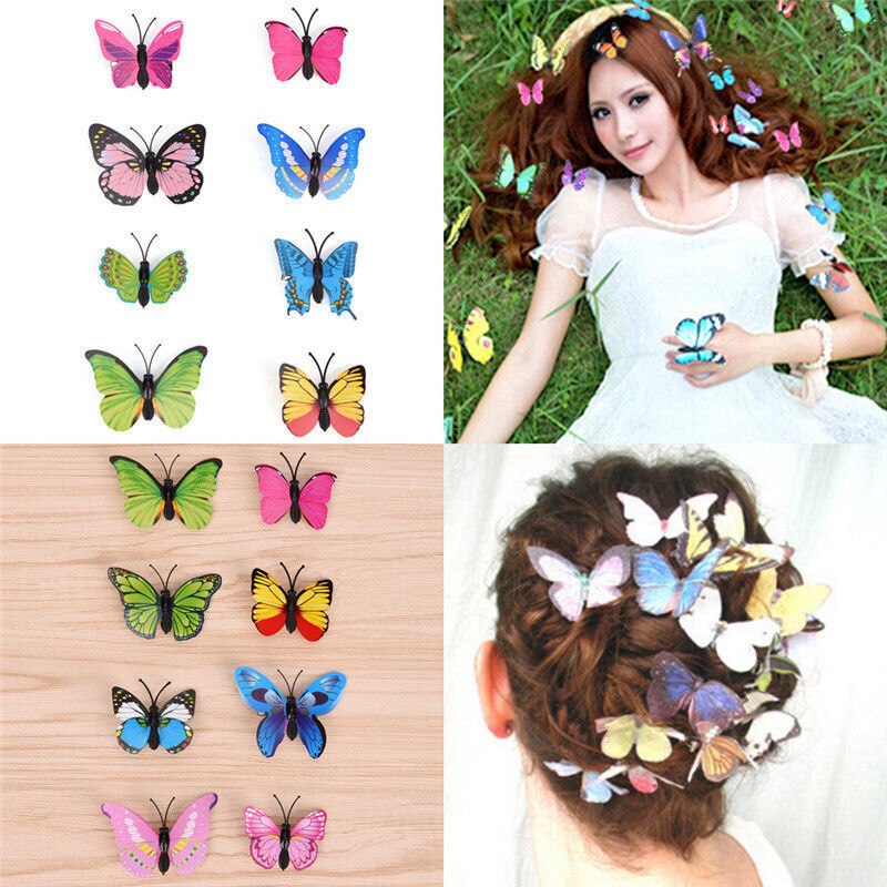 5 kẹp tóc hình bướm xinh xắn cho nữ