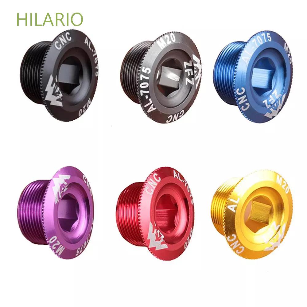 Nắp gắn trục khuỷu xe đạp kiểu đai ốc nhiều màu sắc tùy chọn M15 M18 M20 tiện lợi