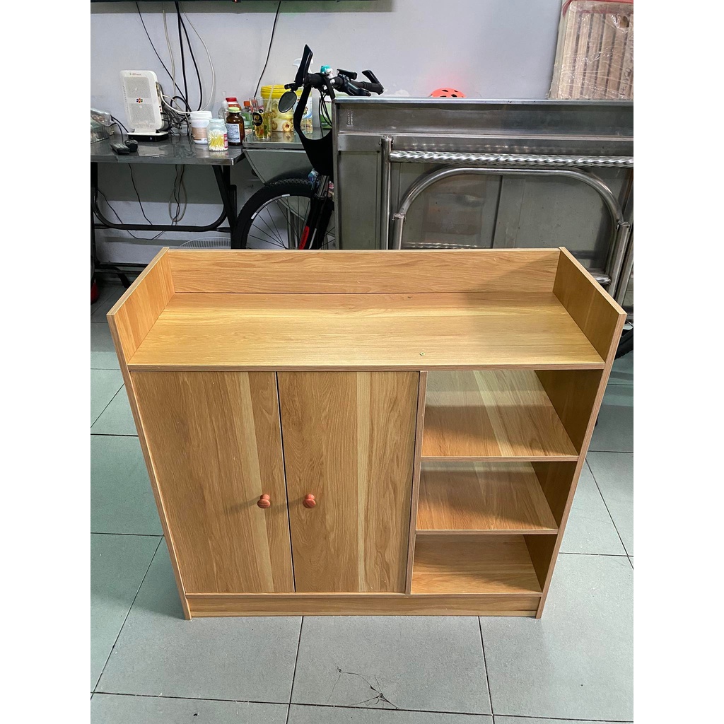 Kệ Để Giày - Tủ Giày Gỗ Thông Minh Nhiều Ngăn Lắp Ghép Tiện Lợi 3 Ngăn