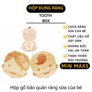 Hộp Đựng Răng Sữa - Khay Lưu Trữ, Cất, Bảo Quản Răng Cho Bé, Giữ Kỉ Niệm Đáng Nhớ 4114 [MINMAXS]