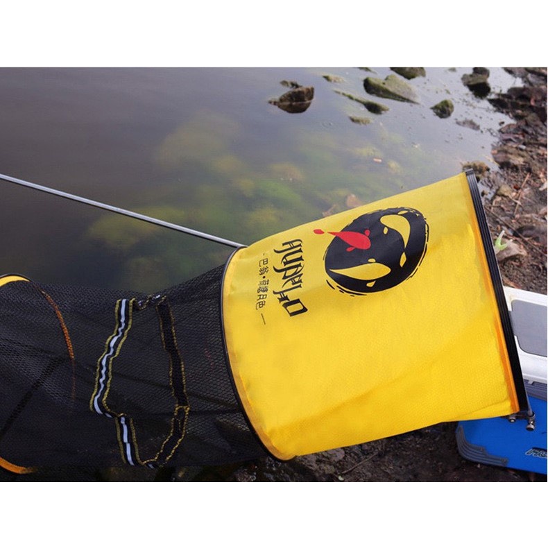 Giỏ Đựng Cá ALIBELO, Rọng Đựng Cá Kim Loại Màu Vàng Đen Độ Chịu Tải Tốt Bền Bỉ Với Thời Gian