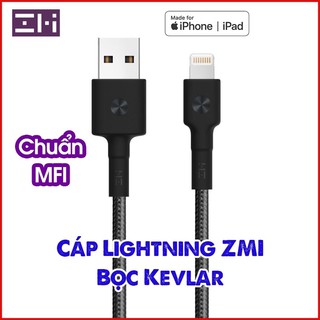 Dây cáp lightning xiaomi zmi 1m bọc kevlar
