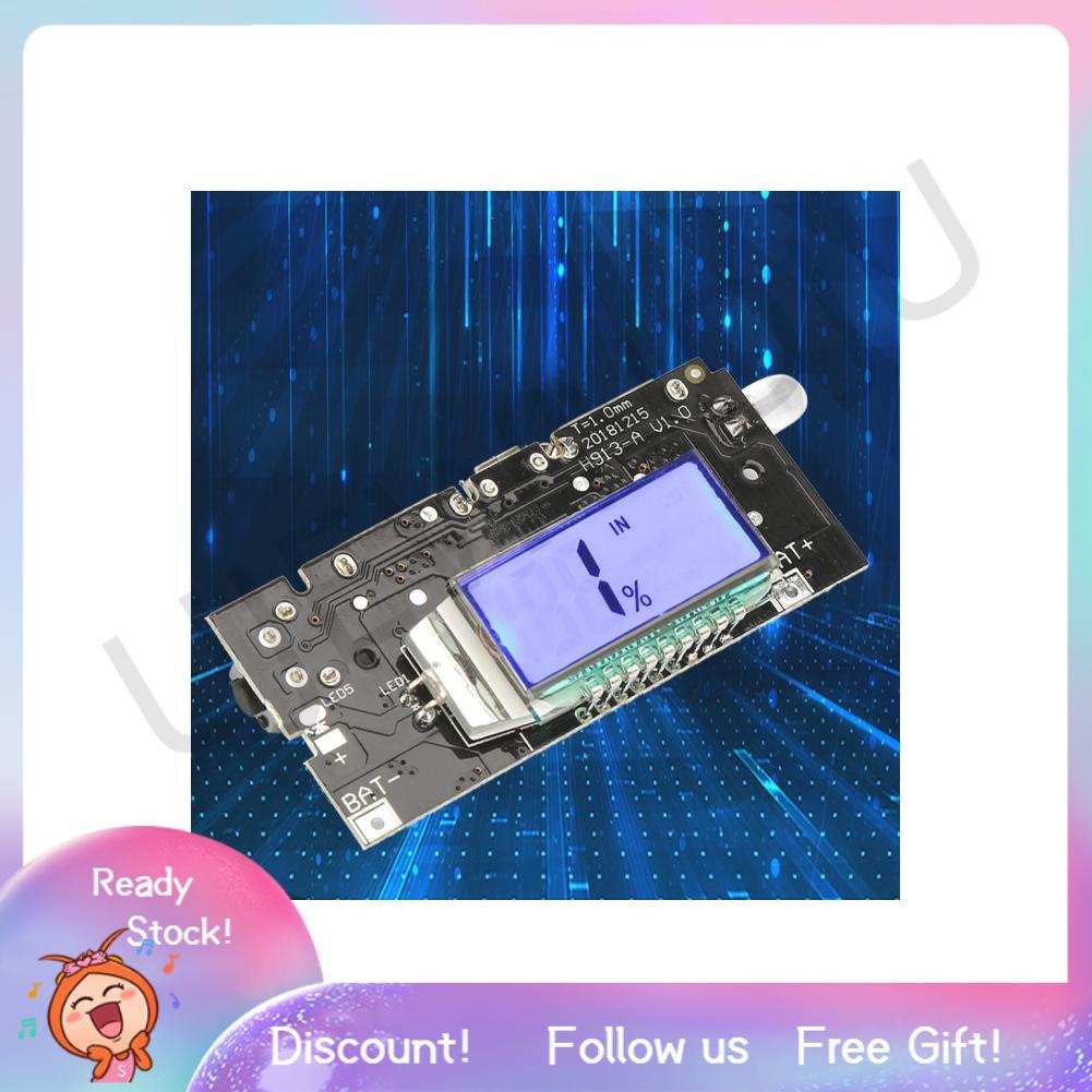 Pin Sạc Dự Phòng Lithium 5v 1a / 2.1a Lcd 18650