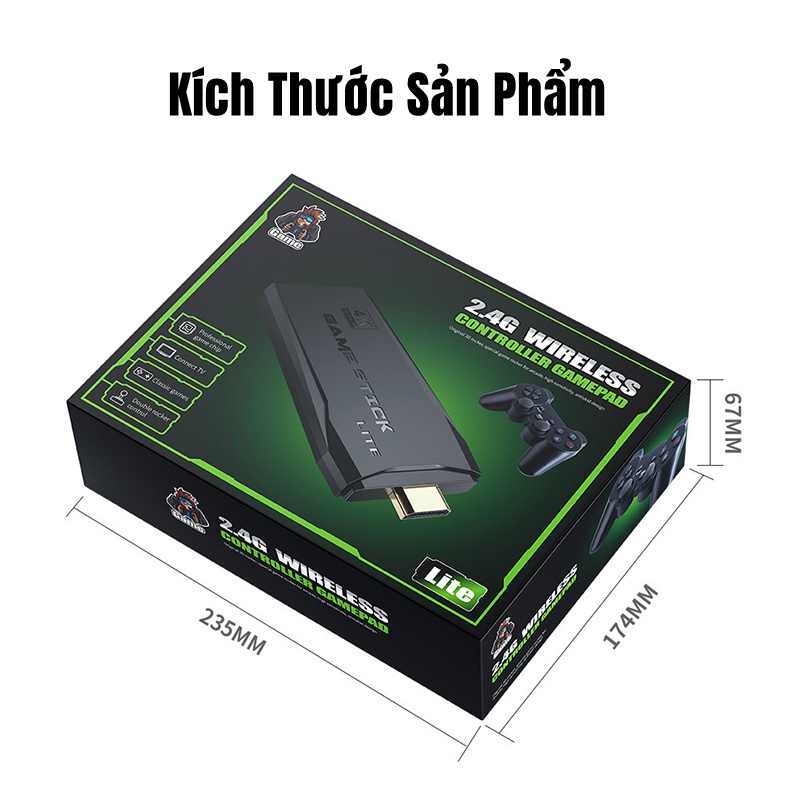 Máy chơi game cầm tay PS3500 Bảng điều khiển trò chơi TV không dây mới kết nối HDMI, tặng thẻ nhớ 32G Thiết bị chơi game