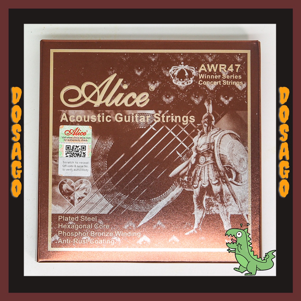CHÍNH HÃNG - Dây đàn Alice AWR47 Acoustic R47