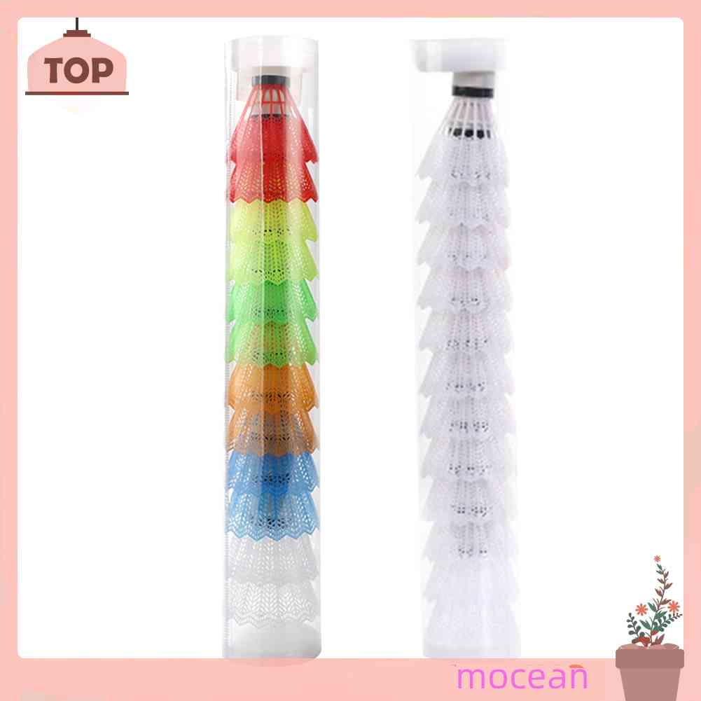 Set 12 Quả Cầu Lông Bằng Nhựa Siêu Nhẹ Chất Lượng Cao