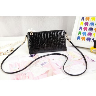 Ví nữ đeo chéo da bóng mini - 17465-69