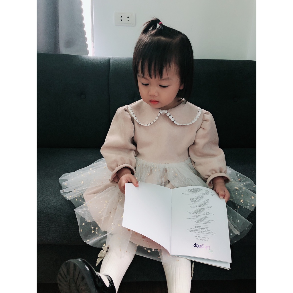 Váy công chúa cho bé diện tết