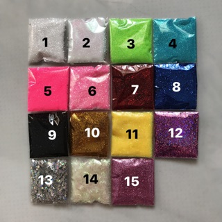 Gói kim tuyến trang trí resin