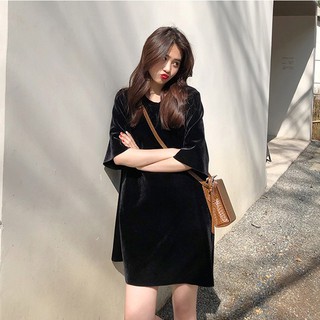 Đầm suông big size quang châu D1320