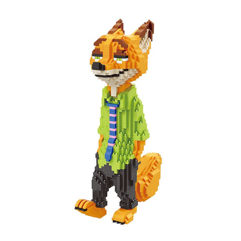 Mô Hình Lắp Ráp Lego Nhân Vật Zootopia Và Thỏ Judy Nick Ali Stitch