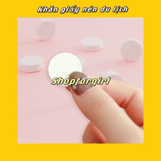 Khăn Giấy Nén Du Lịch Hình Viên Kẹo Nhỏ Gọn Tiện Lợi - SHOPFORGIRL