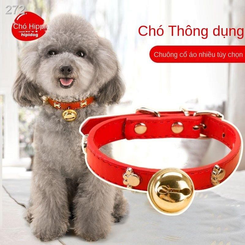 【thanh lý kho】Chuông cho chó Chống lạc đường Cún con nhỏ có dây xích Vòng cổ trang trí kiểu áo Đặc biệt