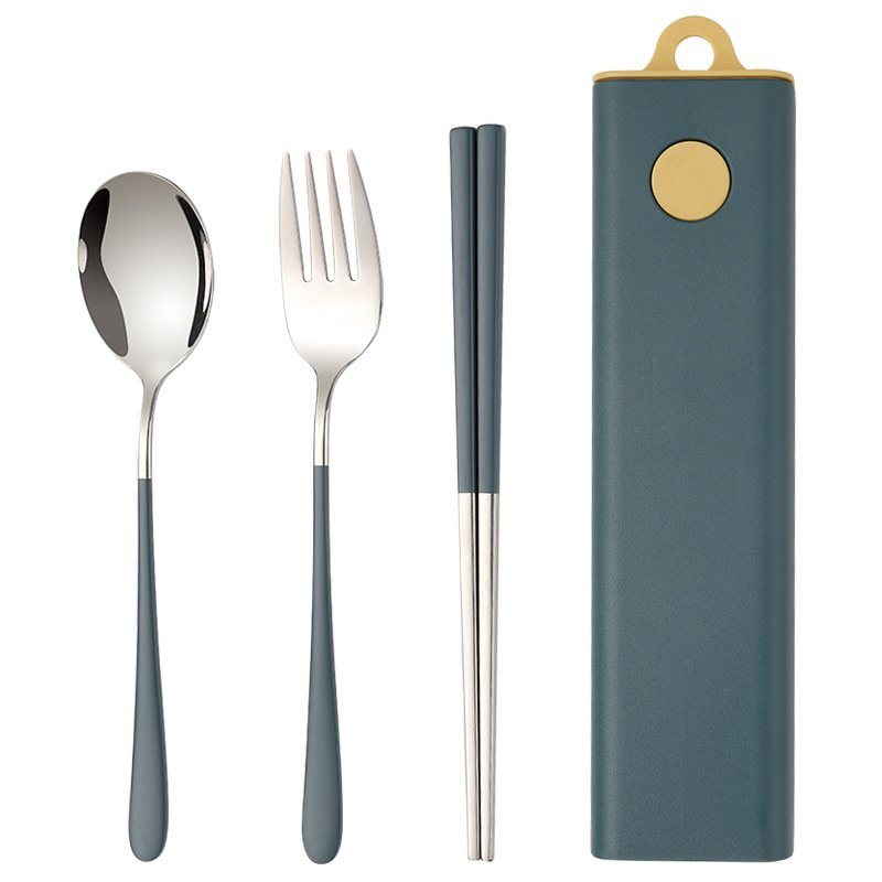 Bộ đũa, thìa, dĩa HÀNG CAO CẤP làm bằng Inox 304 kháng khuẩn, chịu nhiệt