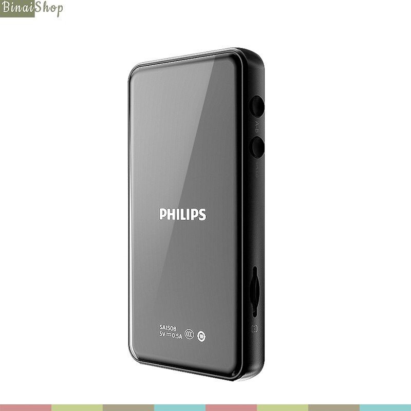 Philips SA1508 - Máy Nghe Nhạc HiFi Cao Cấp, Phím Cảm Ứng, Có Loa Ngoài, Bluetooth 4.2