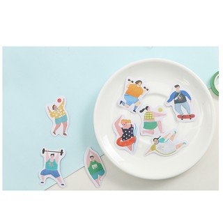 SET 40 STICKER RỜI DÁN HÌNH NGƯỜI