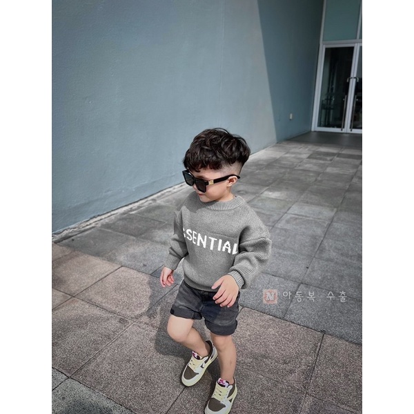 Áo len trẻ em áo sweater essential cho bé trai bé gái hàng chất lượng cao FULL TAG