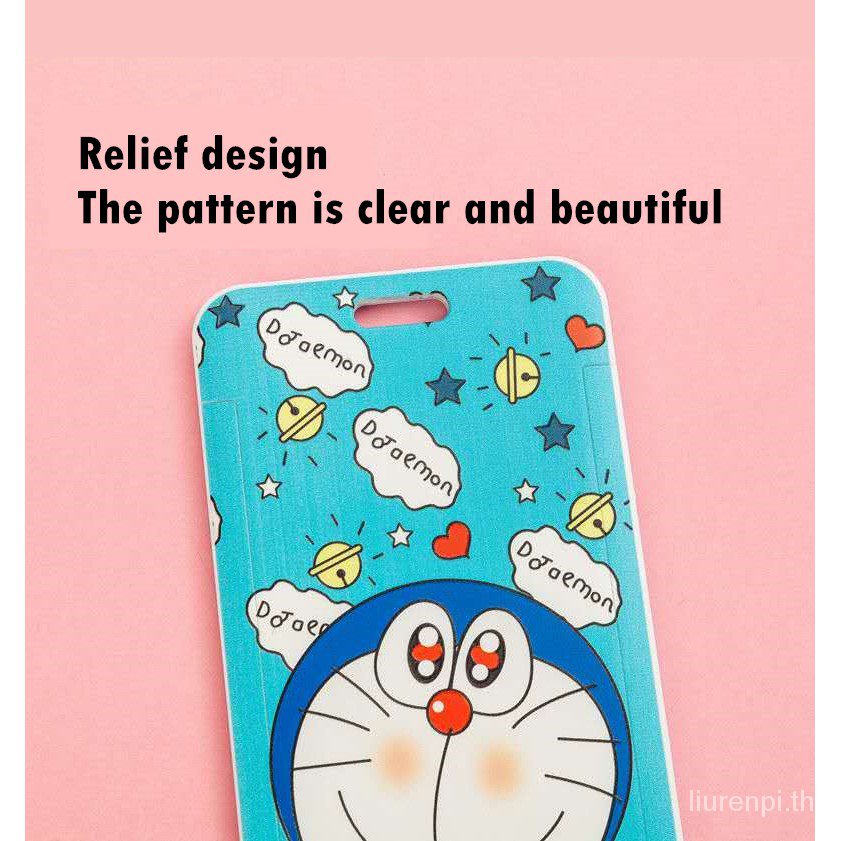 Pikachu card holder nam Bộ 2 vỏ đựng thẻ hình Pokemon Pikachu xe buýt kèm dây đeo cổ umaru ly starbucks pompompurin Demon Slayer Kimetsu No Yaiba