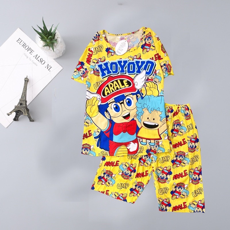 Bộ ngủ zoo hoạt hình cute . Freeship Extra
