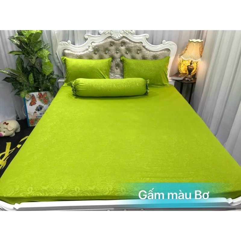 Bộ drap ga thun gấm chất đẹp, dày