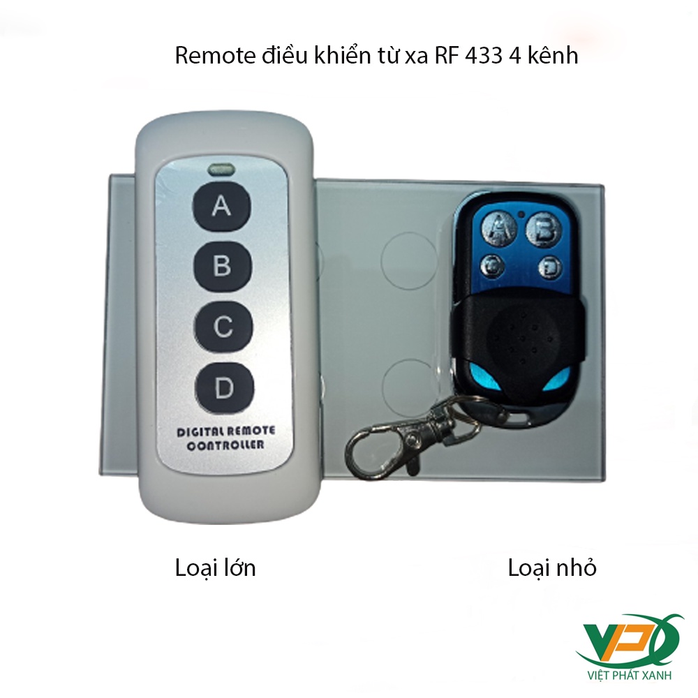 Remote điều khiển từ xa RF433 4 kênh Tuya ,Sonoff