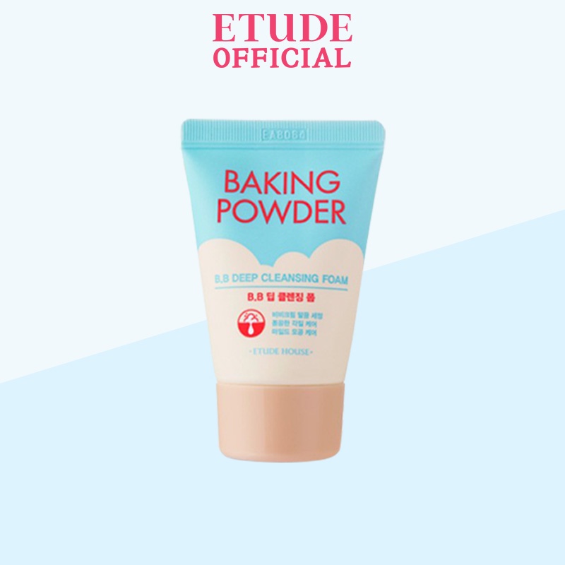 Sữa Rửa Mặt Tạo Bọt Etude House Dòng Baking Powder B.B Làm Sạch Sâu 30ml