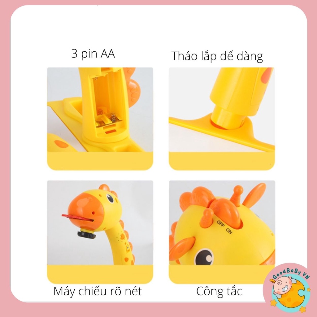Bàn vẽ có đèn chiếu sáng thông minh, đèn chiếu vẽ tranh cho bé tập tô phát triển tư duy sáng tạo (loại to) Goodbabyvn